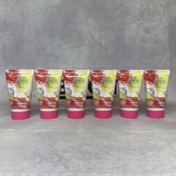 6 X Taylor Swift Incredible Things Scented Bath Gel 1.7 oz EACH ~ Total 10.2 oz - Picture 1 of 9